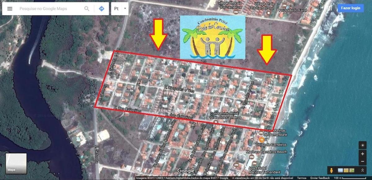 Casa em condomínio beira Mar Praia dos carneiros Tamandaré Exterior foto